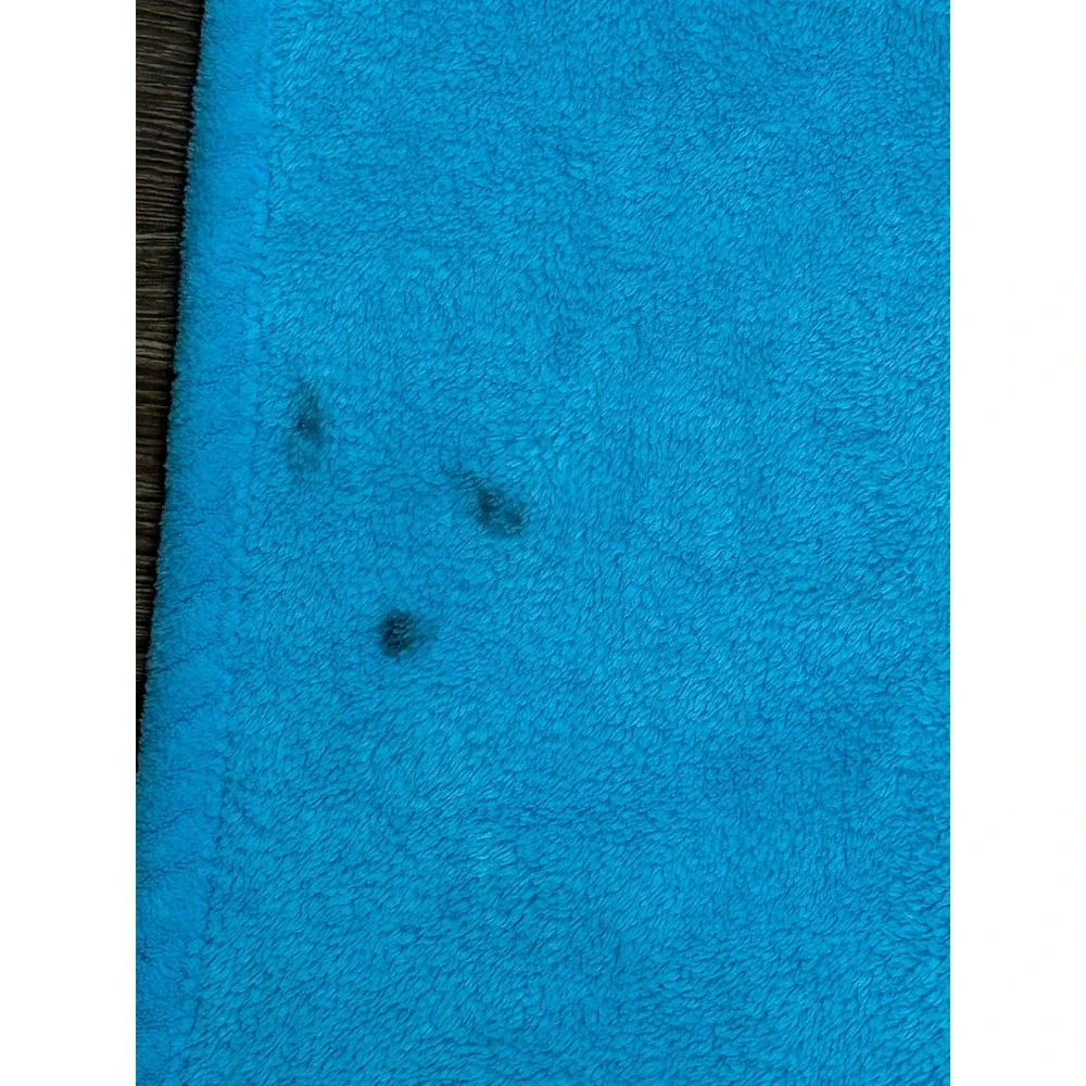 Lazy One Blue Monster Hooded Critter Blanket Three Eyed Wearable Fleece Throw